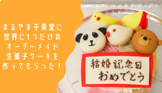 取手の和菓子屋さん【まるやま千栄堂】で世界に一つだけの【オーダーメイド生菓子ケーキ】を作ってもらいました！